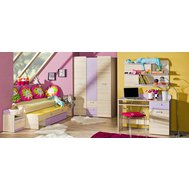 Študentská izba Lorento 3 - fialová/jasan coimbra