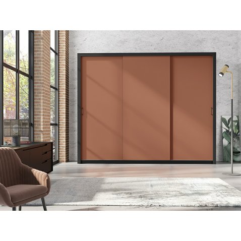 Priestranná šatníková skriňa Frama 255 cm - saharský piesok - 01