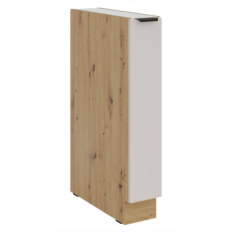 Úzka výsuvná skrinka Solea 15 D CARGO BB - kašmír/dub artisan 01