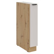 Úzka výsuvná skrinka Solea 15 D CARGO BB - kašmír/dub artisan 01