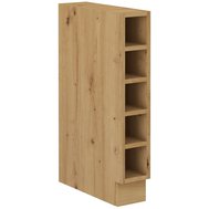 Spodný policový regál 15 D BOLONIA - dub artisan