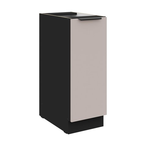 Spodná kuchynská skrinka 30 D CARGO Arona - kašmír/čierny mat 01