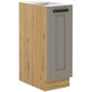 Spodná skrinka s výsuvným košom Luna 30 D CARGO BB - dub artisan/šedá