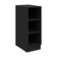 Spodná polica Arona - čierny mat 01