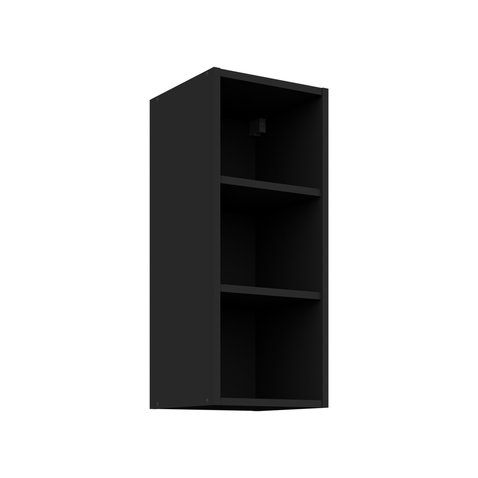 Horný policový regál Arona - čierny mat 01