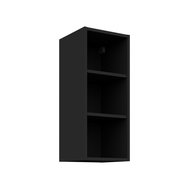 Horný policový regál Arona - čierny mat 01