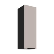 Vysoká horná kuchynská skrinka 30 G-90 Arona - kašmír/čierny mat 01