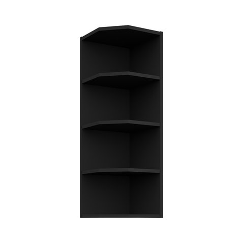 Vysoká horná polica Arona - čierny mat 01