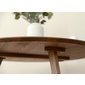 Dubový konferenčný stolík Orbetello 70 cm - tabakový dub 03