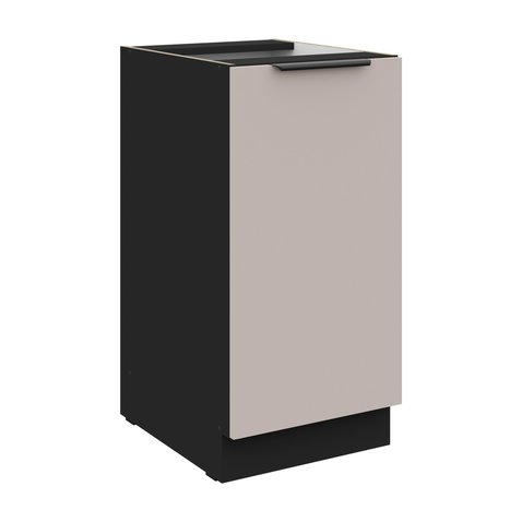 Spodná skrinka 40 D Arona - kašmír/čierny mat 01