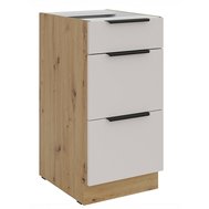 Spodná zásuvková skrinka Solea 40 D 3S BB - kašmír/dub artisan 01