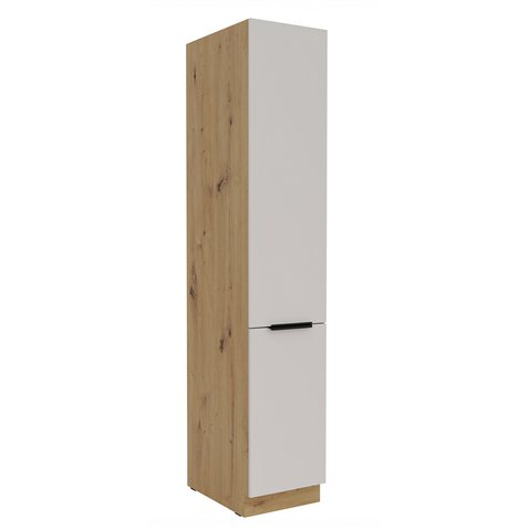 Úzka potravinová skriňa Solea 40 DK-210 2F - kašmír/dub artisan 01
