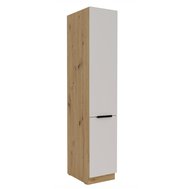 Úzka potravinová skriňa Solea 40 DK-210 2F - kašmír/dub artisan 01