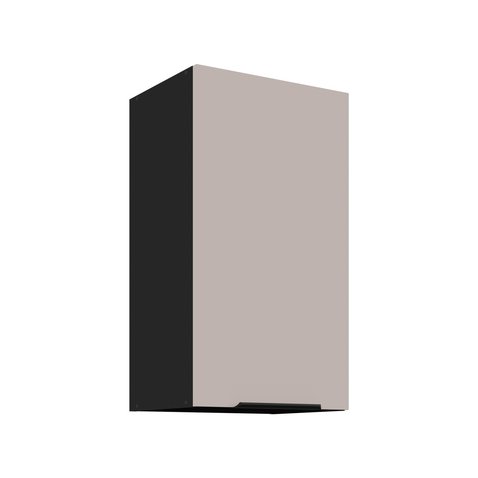 Horná jednodverová skrinka 40 G-72 Arona - kašmír/čierny mat 01