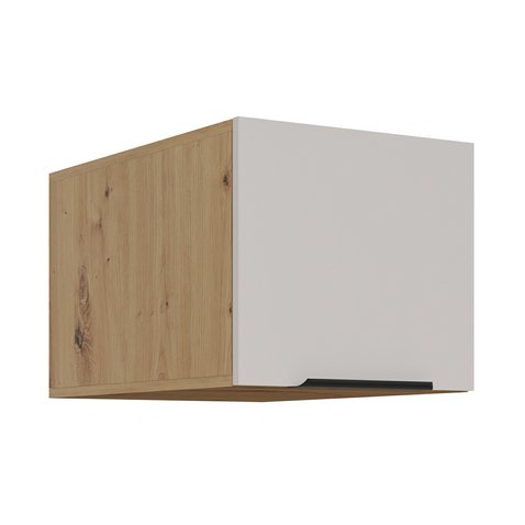 Hlboká úzka výklopná skrinka Solea 40 NAGU-36 1F - kašmír/dub artisan 01