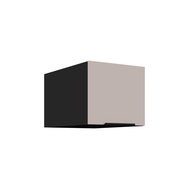Hlboká úzka výklopná skrinka 40 NAGU-36 Arona - kašmír/čierny mat 01