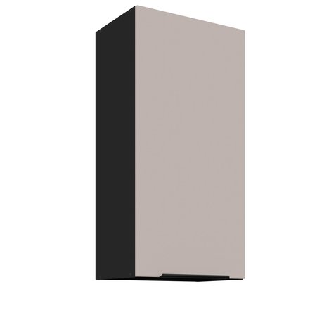 Vysoká horná skrinka 45 G-90 Arona - kašmír/čierny mat 01