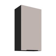 Vysoká horná kuchynská skrinka 50 G-90 Arona - kašmír/čierny mat 01