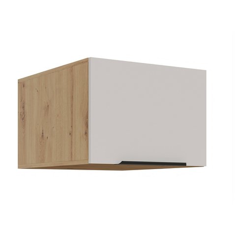 Hluboká horná výklopná skrinka Solea 50 NAGU-36 1F - kašmír/dub artisan 01