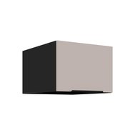 Hlboká horná výklopná skrinka 50 NAGU Arona - kašmír/čierny mat 01