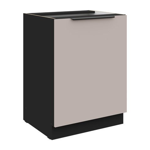 Spodná skrinka 60 D Arona - kašmír/čierny mat 01
