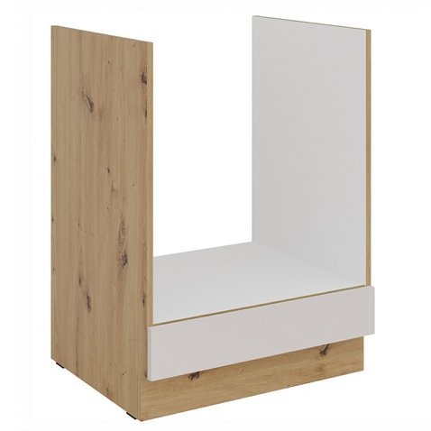 Spodná skrinka na vstavanú troubu Solea 60 D GAZ BB - kašmír/dub artisan 01