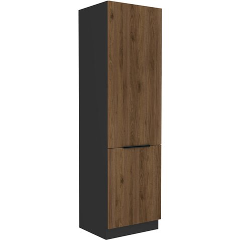 Vysoká Potravinová skriňa Monza - orech okapi - 01
