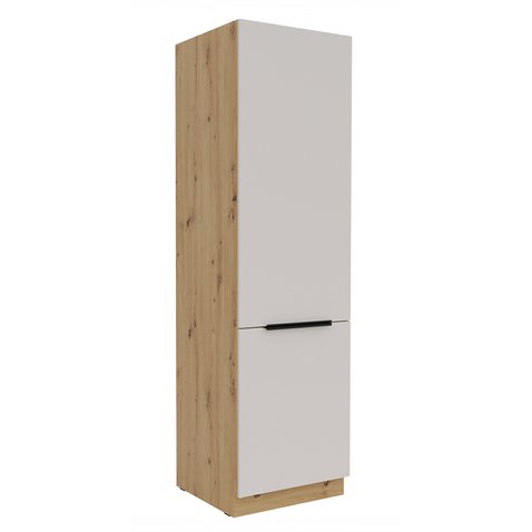 Vysoká potravinová skriňa Solea 60 DK-210 2F - kašmír/dub artisan 01