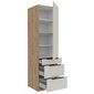 Potravinová skriňa s zásuvkami Solea 60 DKS-210 3S1F - kašmír/dub artisan 02
