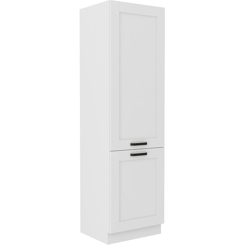 Vysoká skriňa pre vstavanú chladničku Luna 60 LO-210 2F - biela matná