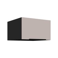 Hlboká horná výklopná skrinka 60 NAGU Arona - kašmír/čierny mat 01