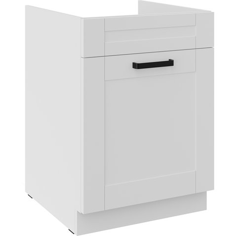 Drezová skrinka Luna 60 ZL 1S BB - biela matná  01