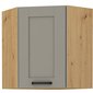 Horná rohová skrinka Luna 60x60 GN-72 1F  - dub artisan/šedá