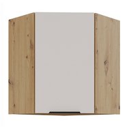 Horná rohová skrinka Solea 60x60 GN-72 1F - kašmír/dub artisan 01