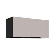 Horná výklopná skrinka 80 GU Arona - kašmír/čierny mat 01