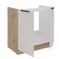 Kuchynská linka 180 cm Solea - kašmír/dub artisan 05