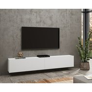 TV stolík Ava s výklopnými dvierkami - biela