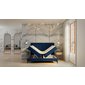 Priestranná manželská posteľ Adert - 200 x 200 cm - 02