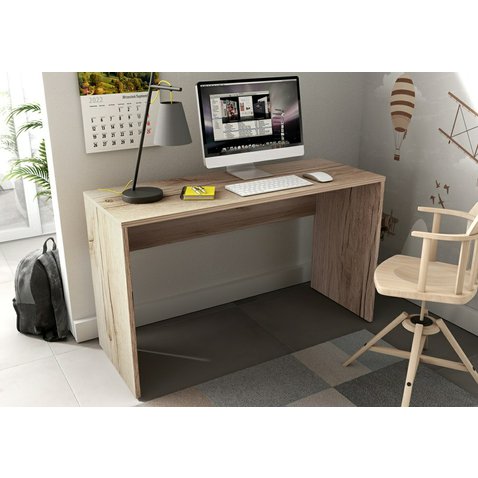 Písací stôl Agapi dub grand – lamino, minimalistický, bez zásuviek 01