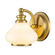 Ainsley 1 nástenné svietidlo do kúpeľne – leštená mosadz 01