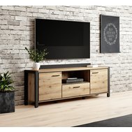 TV stolík Aktiv 180 cm - dub taurus / čierna