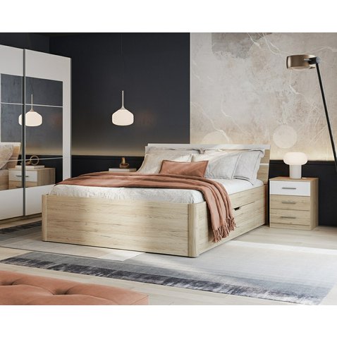 Manželská posteľ Beta 1 s úložným priestorom