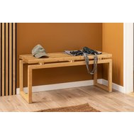 Bali bambusová lavička - prírodná 06