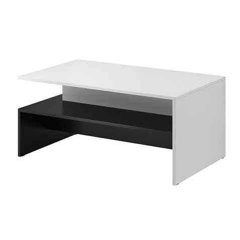 Konferenčný stolík Baros - biela / čierna - 01