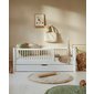 Detská posteľ Basic Alto Plus s prístelkou - 90 x 190 / biela 02