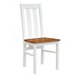 Celodrevená jedálenská stolička Belluno Elegante 1 - biela / dub DRM KT10/36SD