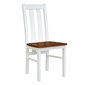 Celodrevená jedálenská stolička Belluno Elegante 1 - biela / orech DRM KT10/36SO