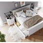 Masívna dvojlôžková posteľ Belluno Elegante 4 - 180 x 200 cm - biela 07