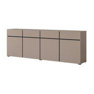 Priestranná komoda Cross 225 cm - congo / čierna 03