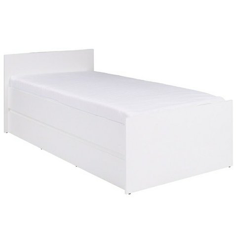 Moderná jednolôžková posteľ Cosmo C08 80 cm - biela 01